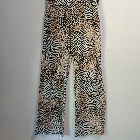Anne Klein animal print relax fit pants size S - Picture 7 of 16